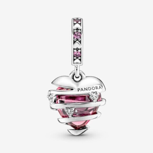 Pandora Love Confession Heart Spiral Charm - Picture 3 of 3